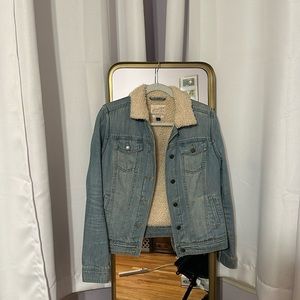 NWOT Lined Light Blue Jean Jacket, Size Small